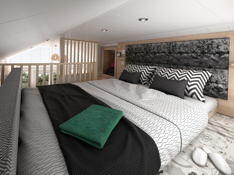 The Glass House Bedroom | Osea Meadows | Glamping Accommodation