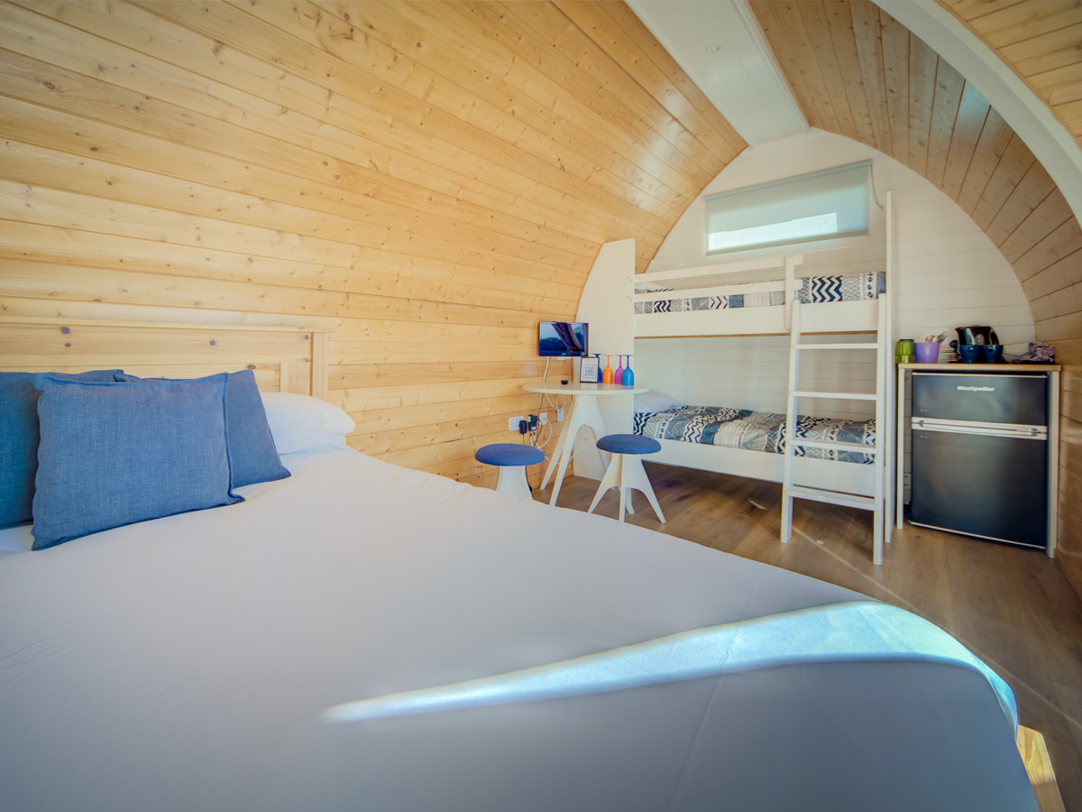 Malvern Pod Sleeping | Osea Meadows | Glamping Accommodation