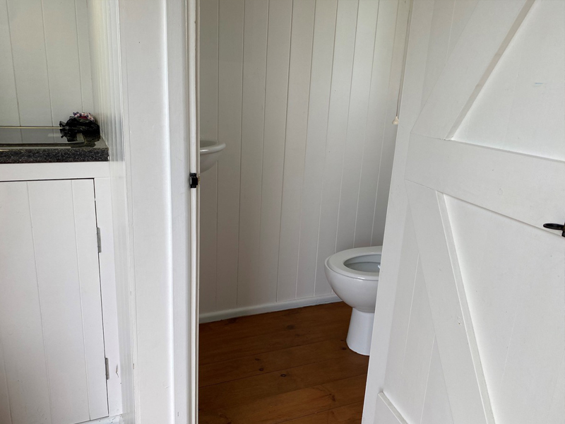 Shepherds Hut Toilet | Osea Meadows | Glamping Accommodation