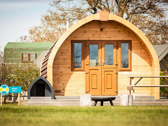 Royal Pod | Osea Meadows | Glamping Accommodation