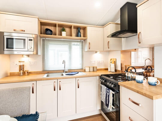 Sunseeker Spirit Kitchen - Osea Leisure - Holiday Homes For Sale