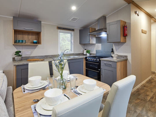Willerby Malton Kitchen and Dining - Osea Leisure - Holiday Homes For Sale