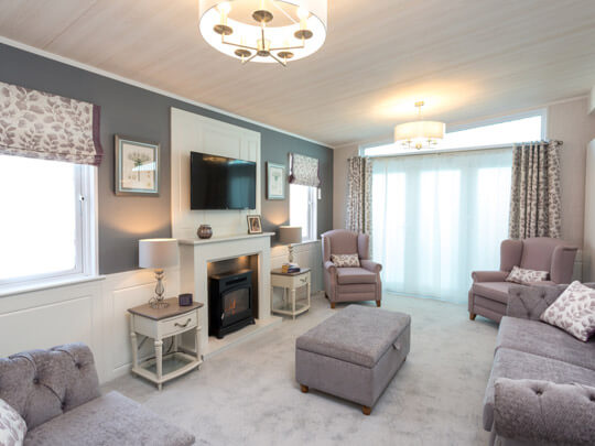 Pemberton Glendale Living Room - Osea Leisure - Holiday Homes For Sale
