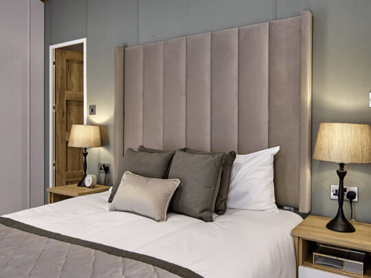 Willerby Dorchester Master Bedroom - Osea Leisure - Holiday Homes For Sale
