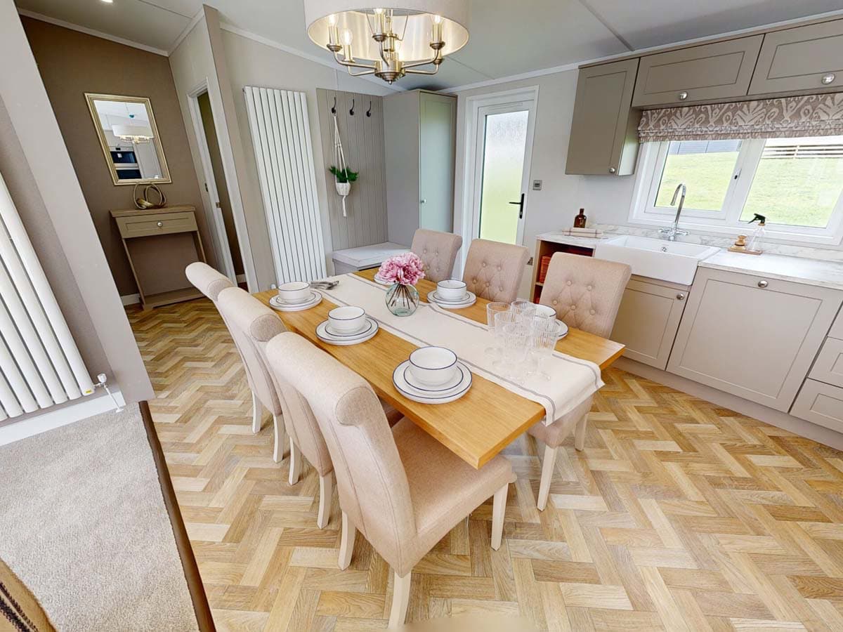 Sunseeker Highgate Dining Area (D) - Osea Leisure - Holiday Homes For Sale