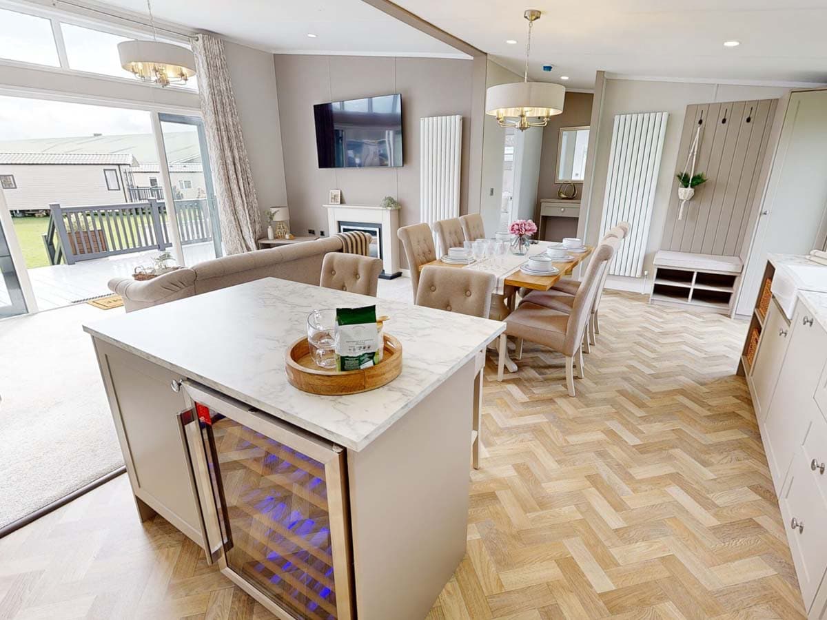 Sunseeker Highgate Living Area (C) - Osea Leisure - Holiday Homes For Sale