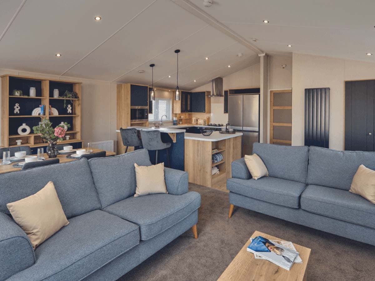 Willerby New Holland Living Area (A) - Osea Leisure - Holiday Homes For Sale