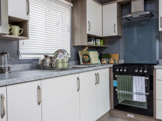 Pemberton Regent Kitchen Area - Osea Leisure - Holiday Homes For Sale