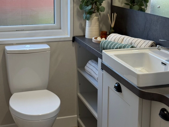 Sunseeker Sensation Bathroom - Osea Leisure - Holiday Homes For Sale